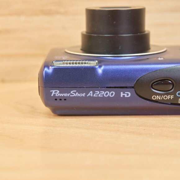 Canon PowerShot A2200 14.1MP Digital Camera / 4x Optical Zoom / Blue / Tested - Picture 7 of 8